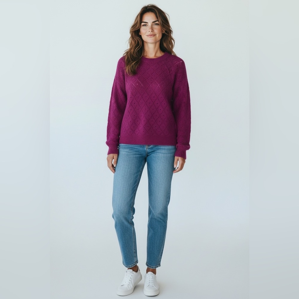 Ellison Sweater Purple Size Medium